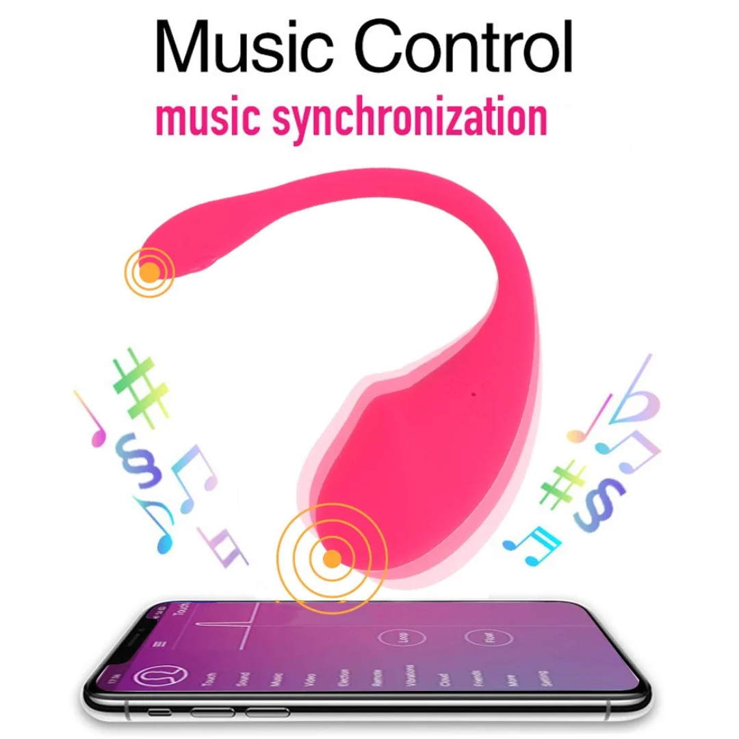 App styret  G-Punkt og klitoris Vibrator
