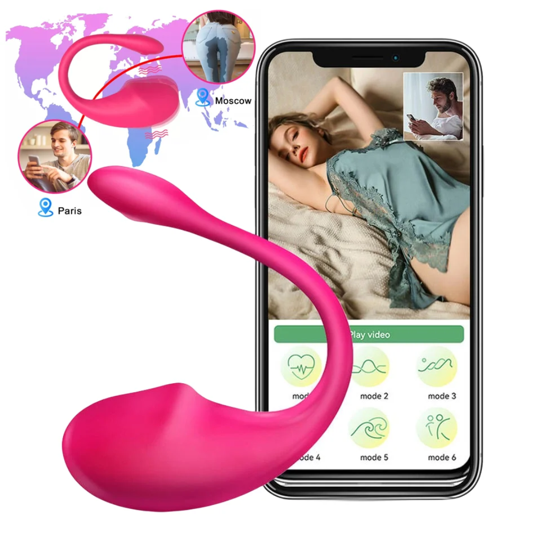 App styret  G-Punkt og klitoris Vibrator