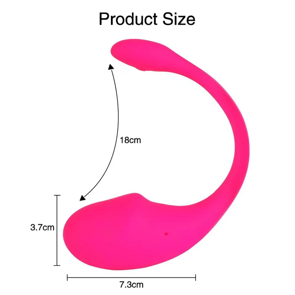 App styret  G-Punkt og klitoris Vibrator